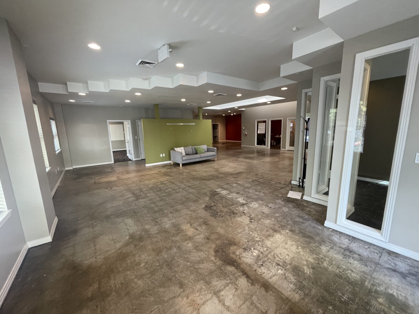 Main entry area at 1305 Slabtown creative office space Portland OR