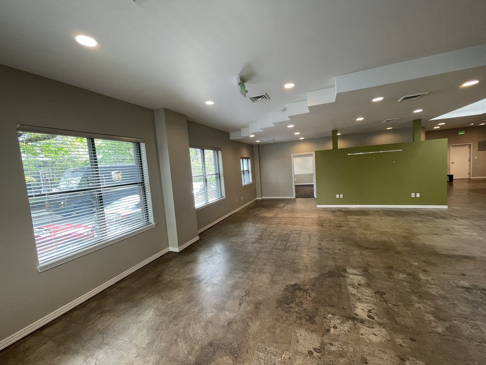 Open workspace area at 1305 NW 18th Ave creative office in Slabtown Portland